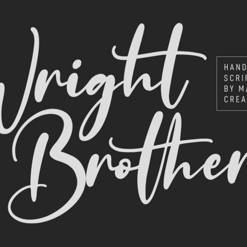 Wright Brothers Font cover image.