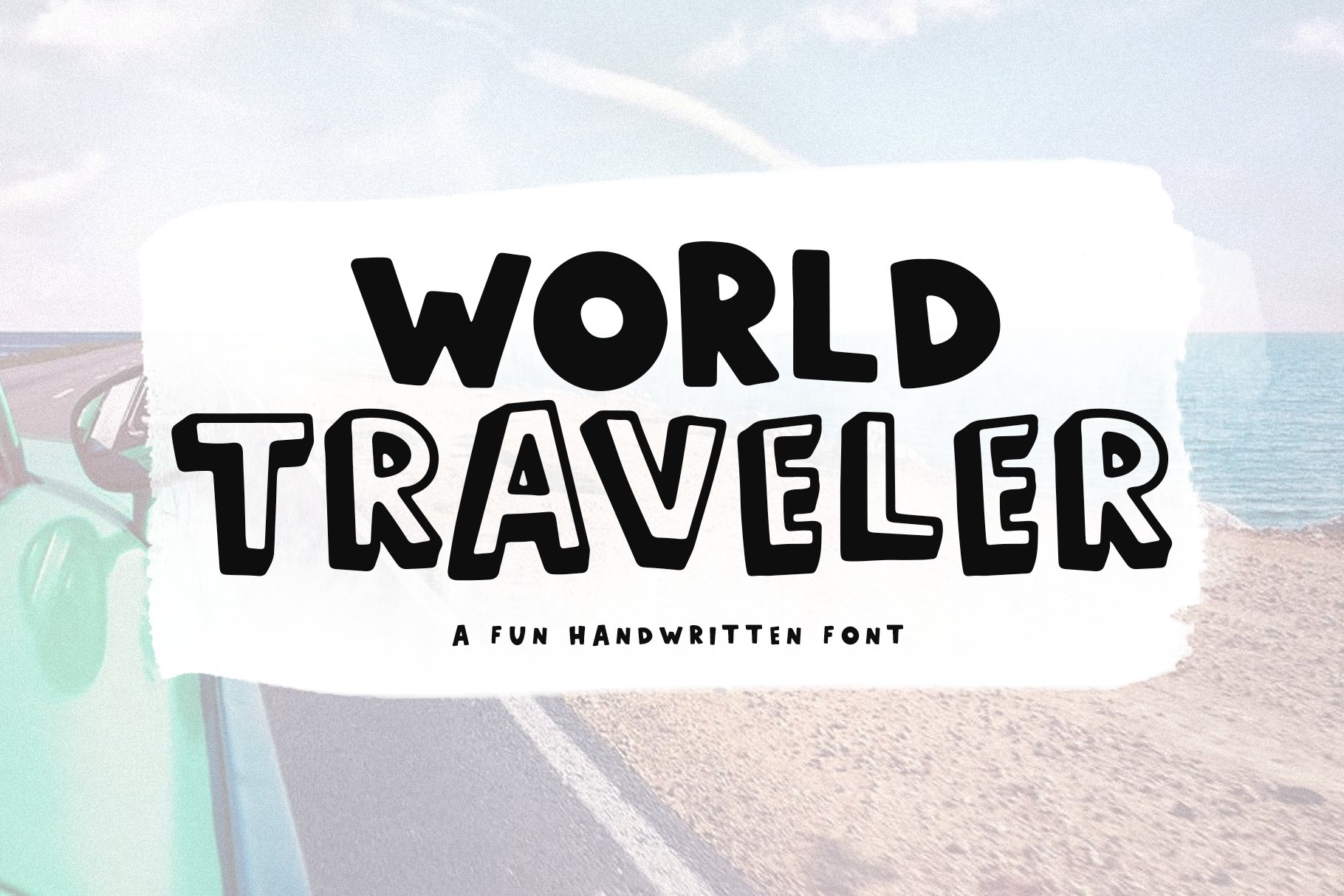 World Traveler | Handwritten Font cover image.