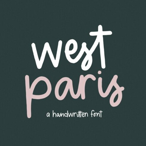 West Paris | Handwritten Font cover image.