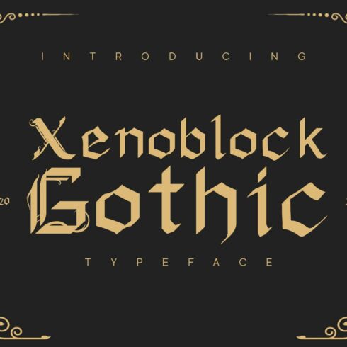 Xenoblock Gothic Typeface cover image.