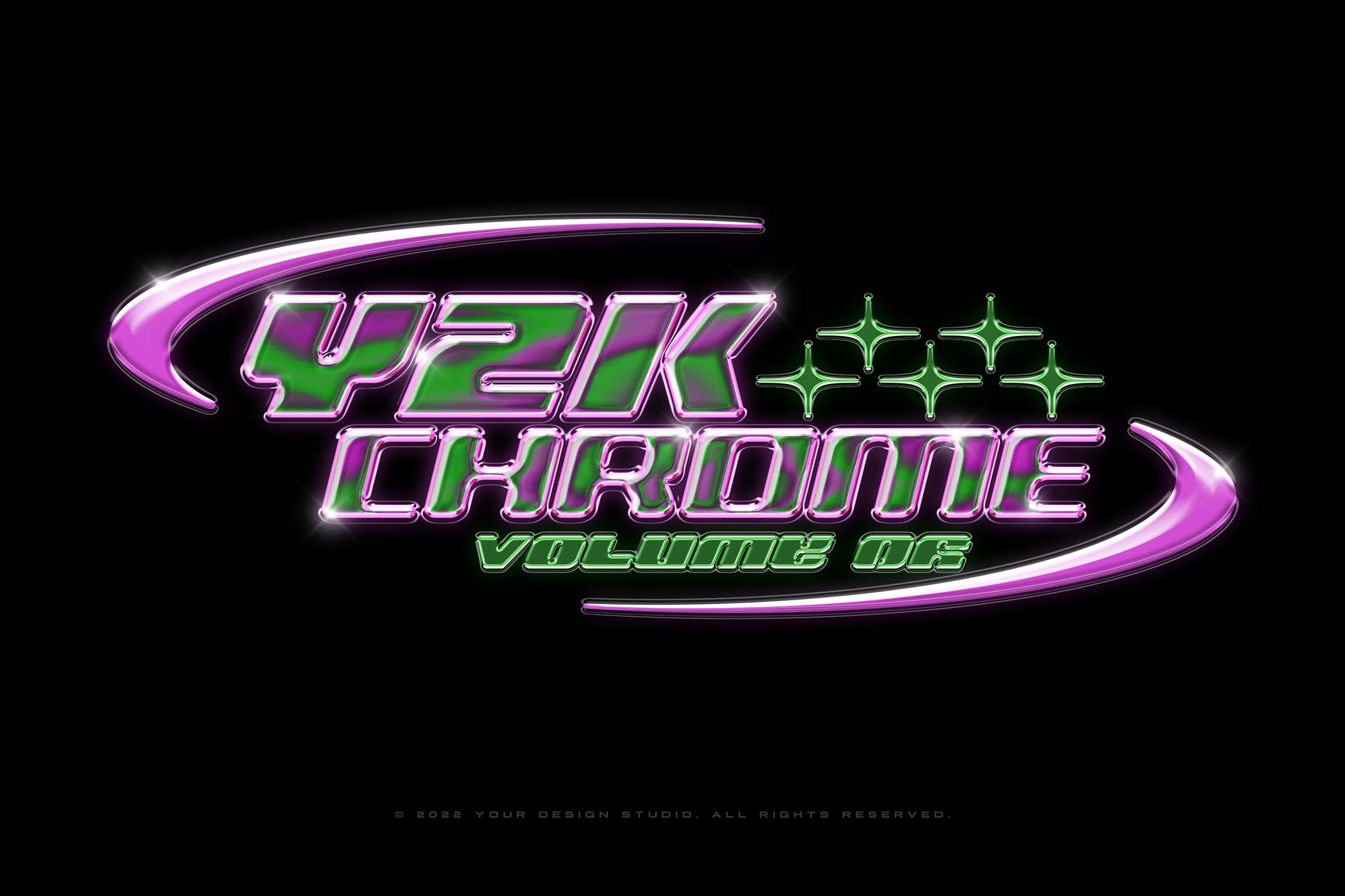 y2k chrome text effects 14 444