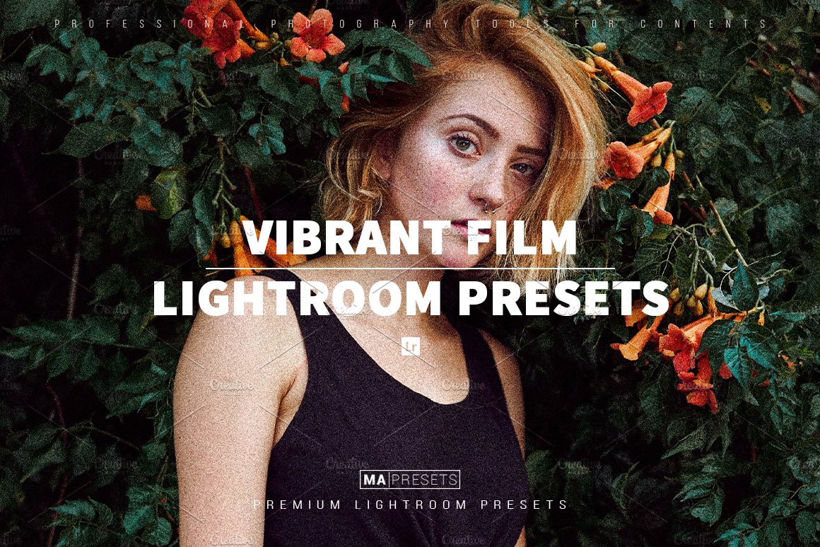 10 VIBRANT FILM Lightroom Presetscover image.