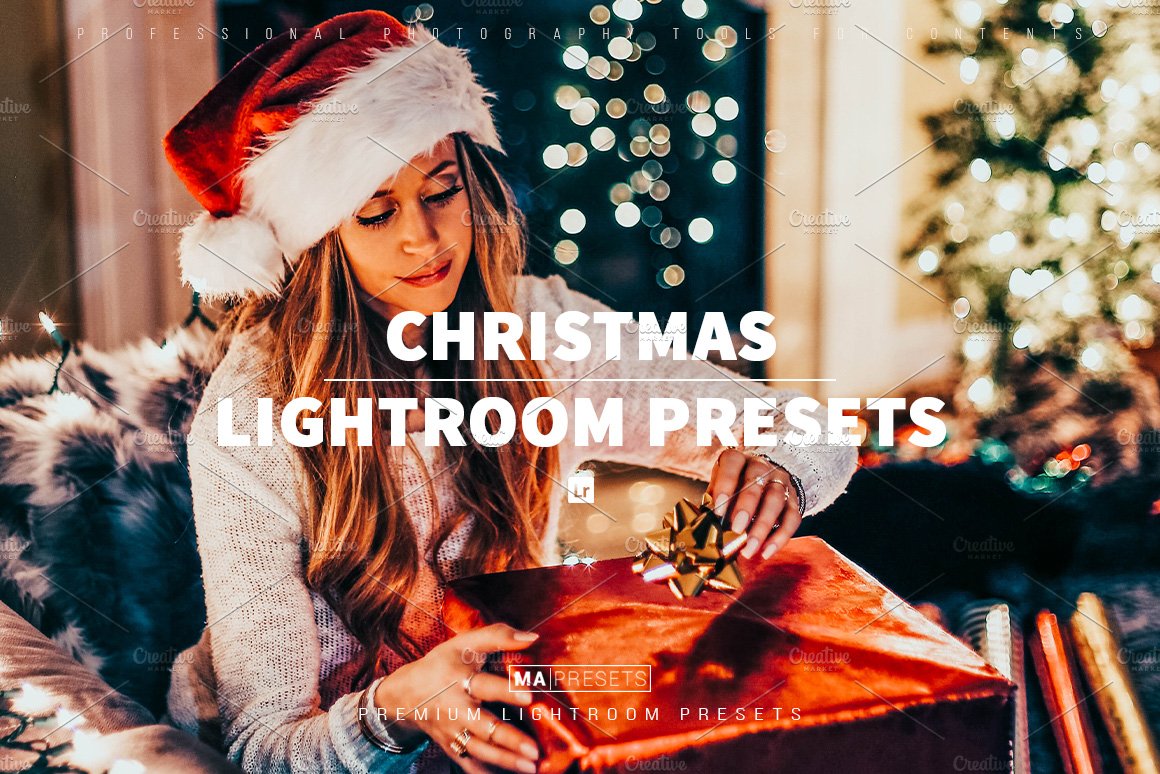 10 CHRISTMAS Lightroom Presetscover image.