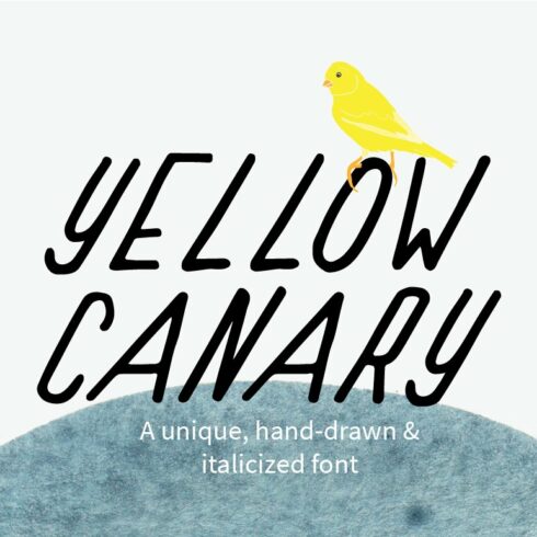 Yellow Canary Font cover image.