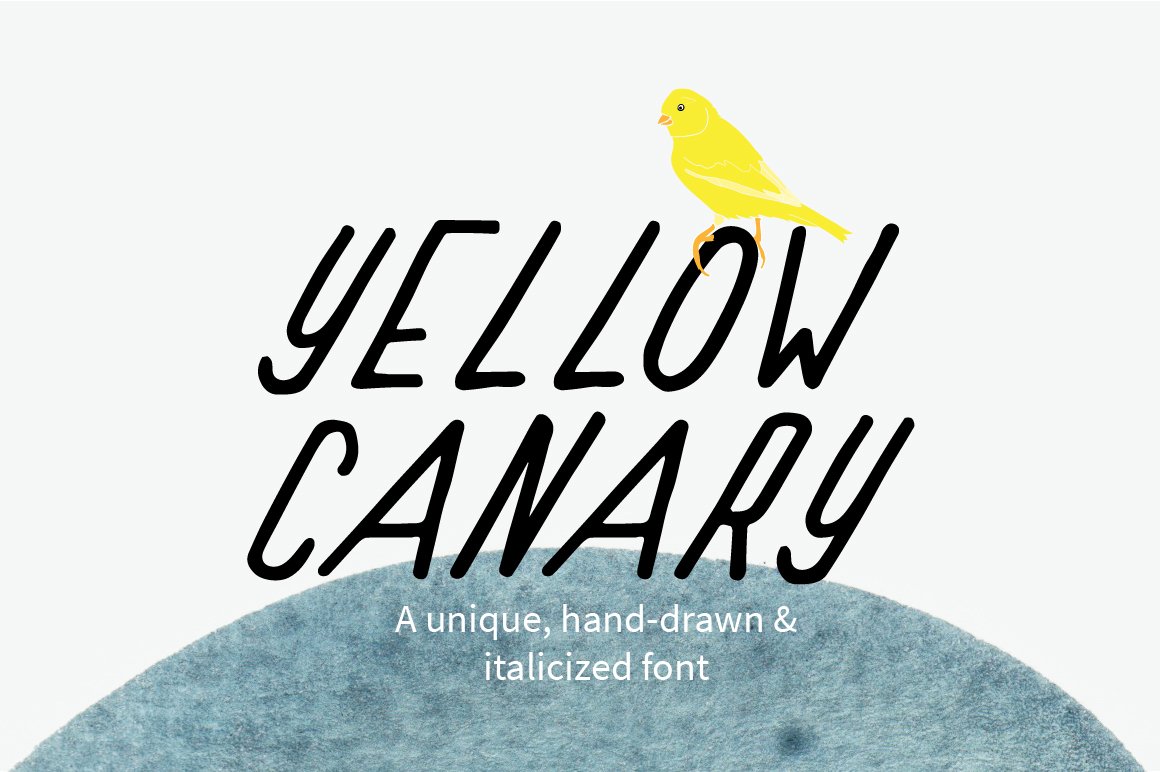 Yellow Canary Font cover image.