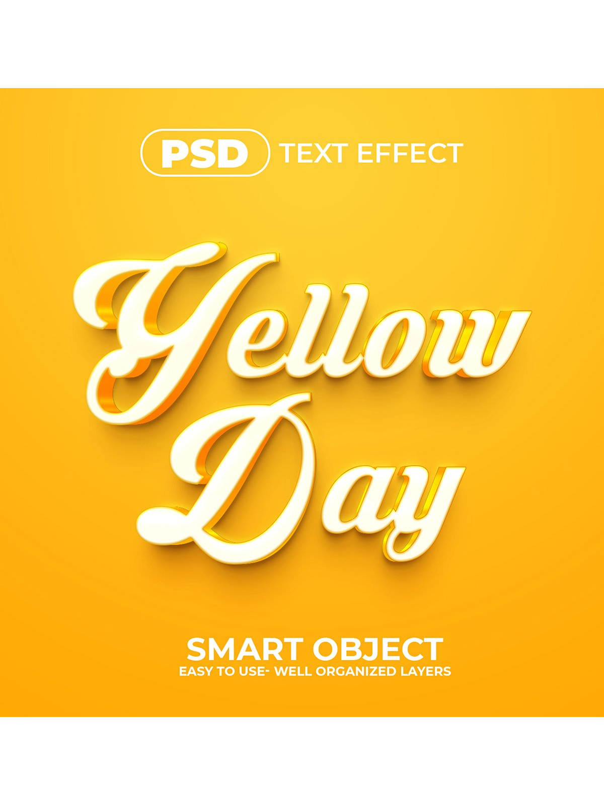 A yellow background with the words yellow day.