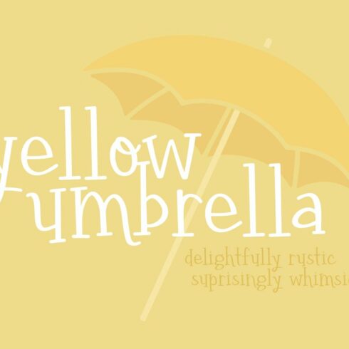 Yellow Umbrella cover image.