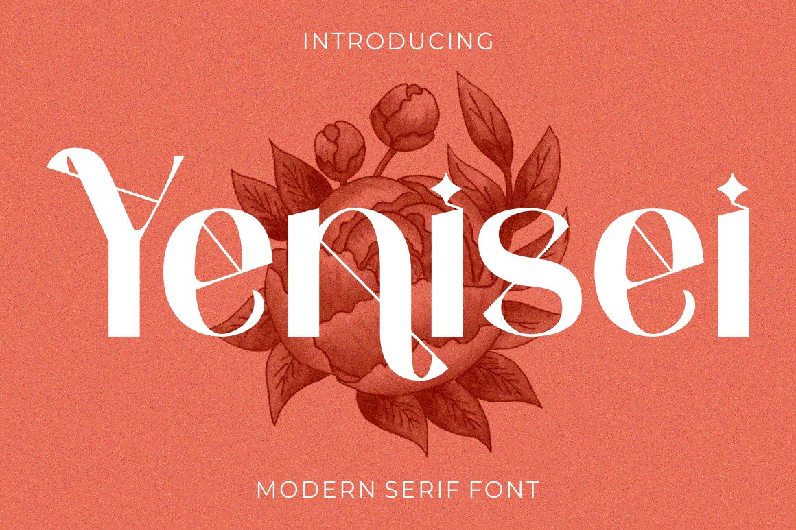 Yenisei - Modern Serif Fontcover image.