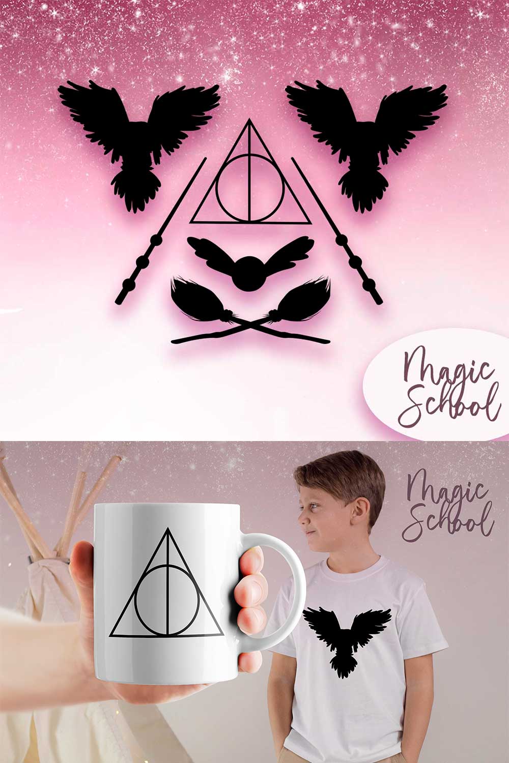 Magic and Witchcraft SVG png eps jpeg pinterest preview image.