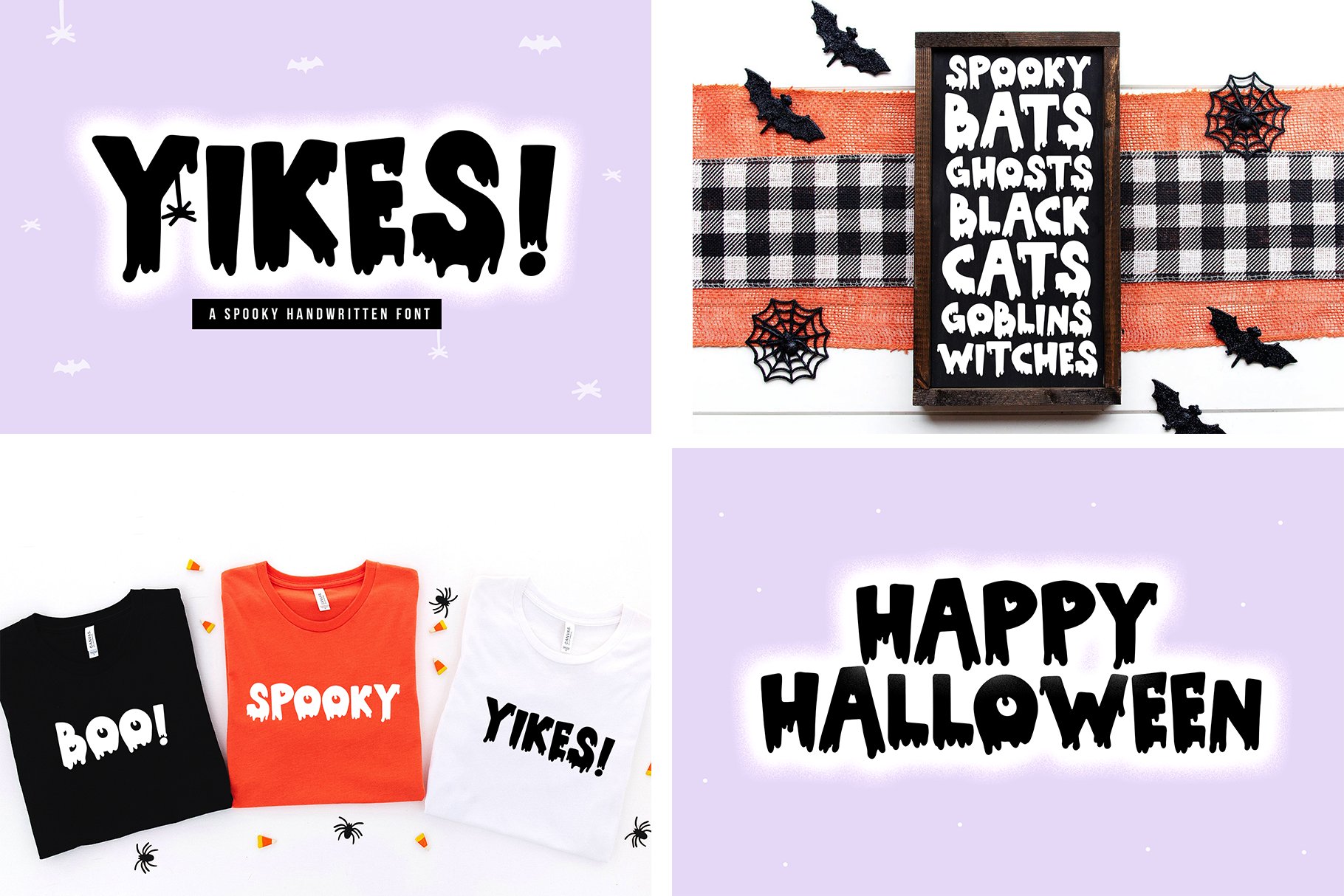 Halloween Font Bundle preview image.