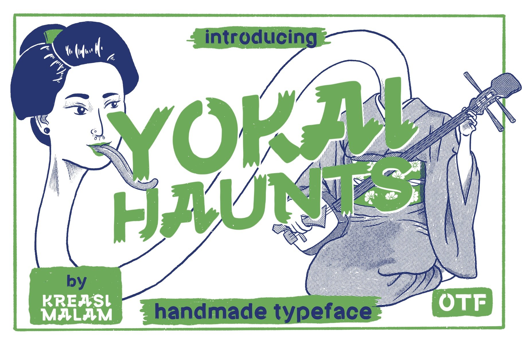 Yokai Haunts Font cover image.