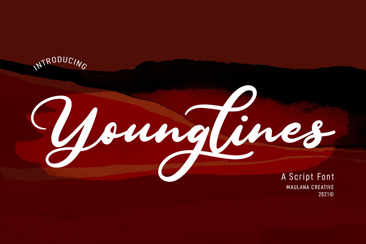 Younglines Script Font cover image.