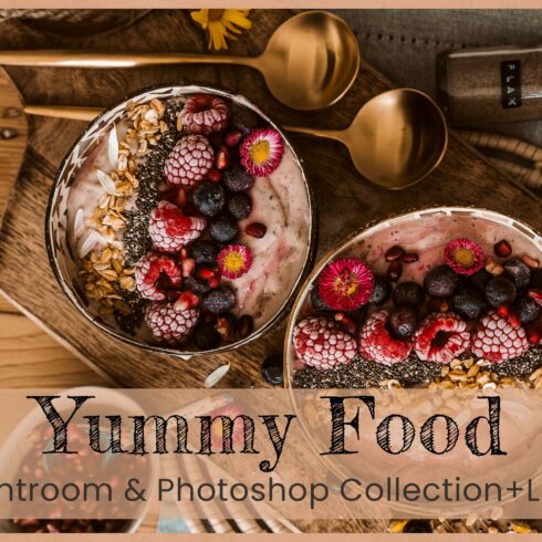 8 Yummy Food Lightroom Presetscover image.