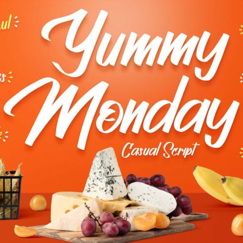 Yummy Monday - Casual Handwritten cover image.