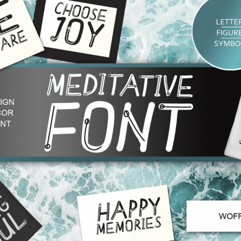 SALE! Meditative Font - Display cover image.