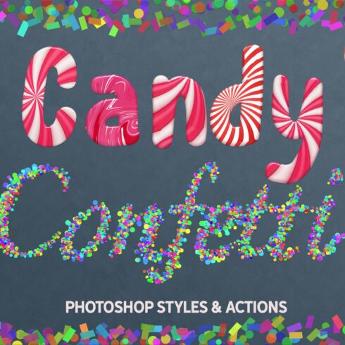 CANDY & CONFETTI Styles Photoshopcover image.