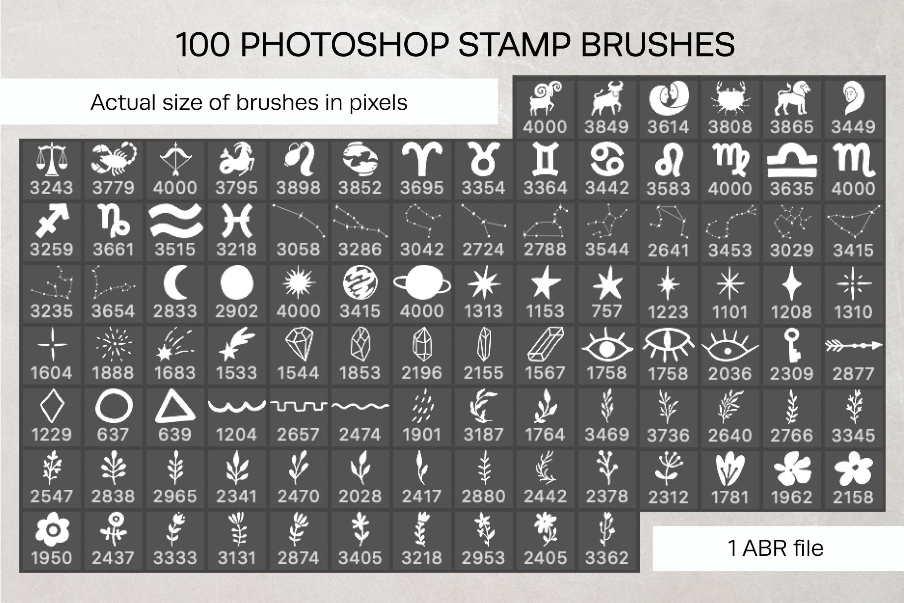 zodiac stamp brushes preview5 235