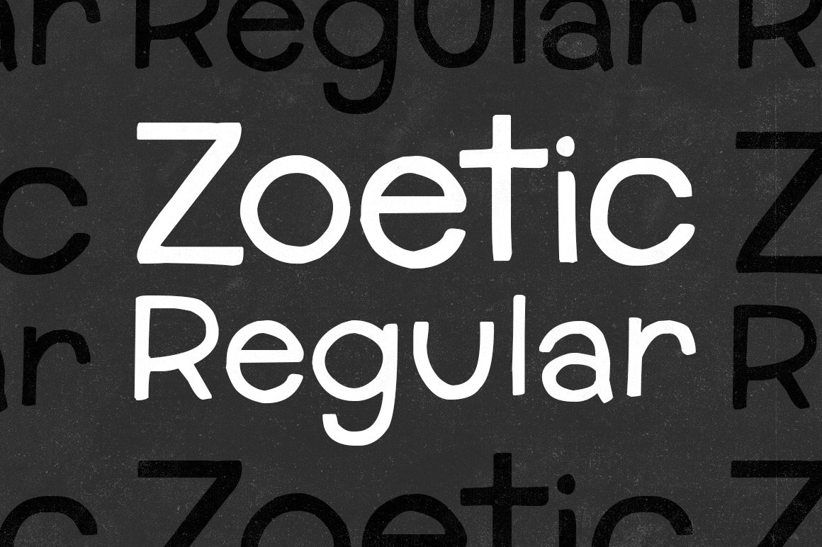 Zoetic Regular cover image.