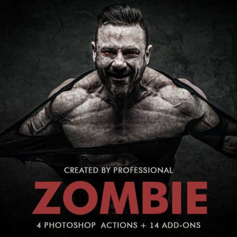 Zombie Photoshop Actionscover image.
