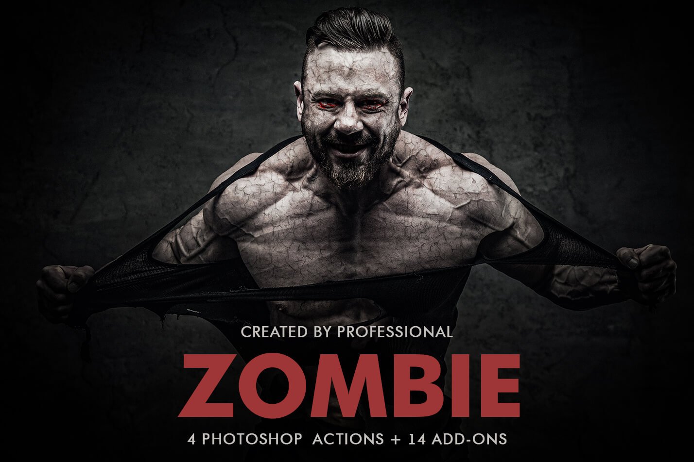 Zombie Photoshop Actionscover image.