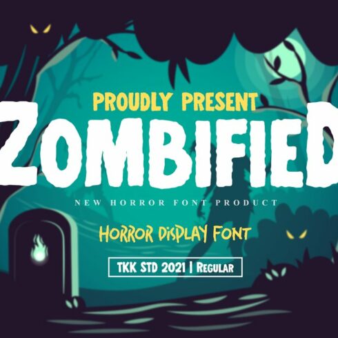 Zombified - Horror Font cover image.