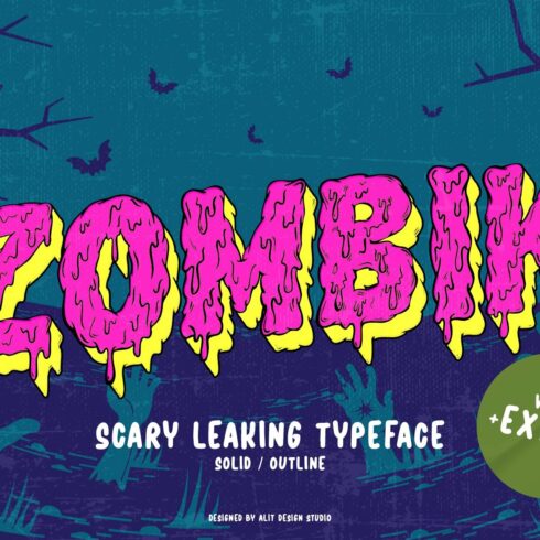 Zombik Typeface cover image.