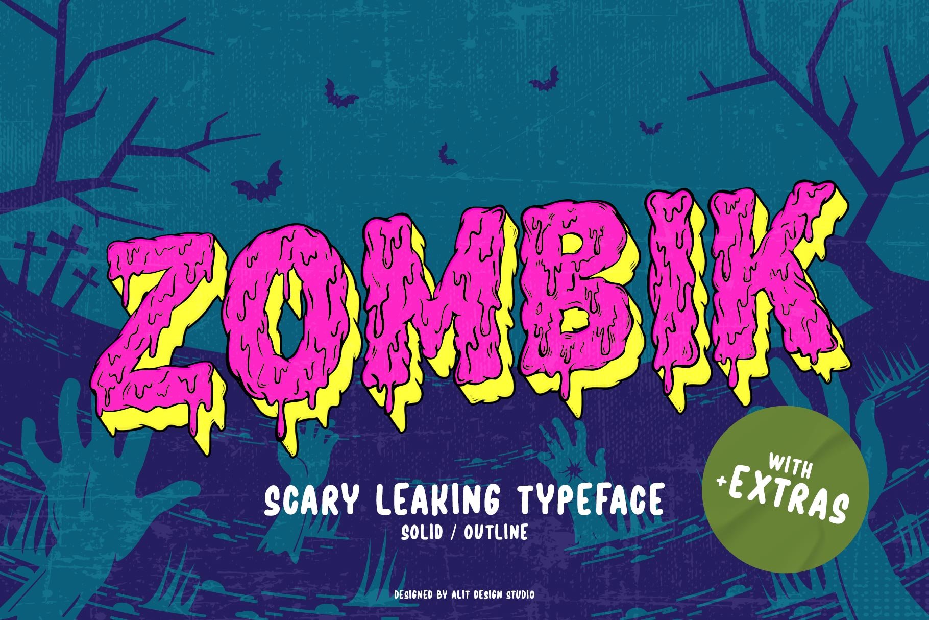 Zombik Typeface cover image.