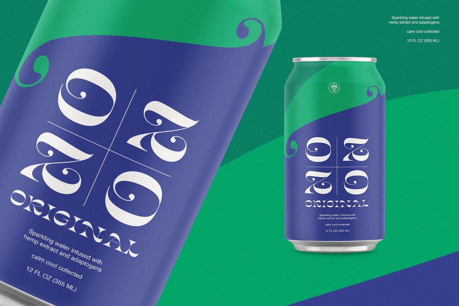 zozo sparkling infused water can mockup 666