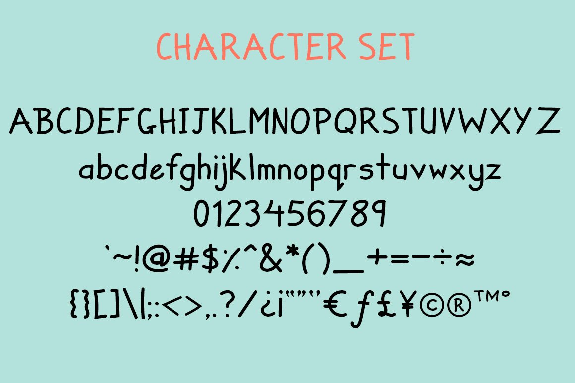 Zuey Handwriting Typeface preview image.