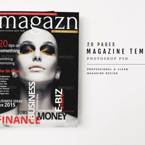 Magazine Template 25 cover image.