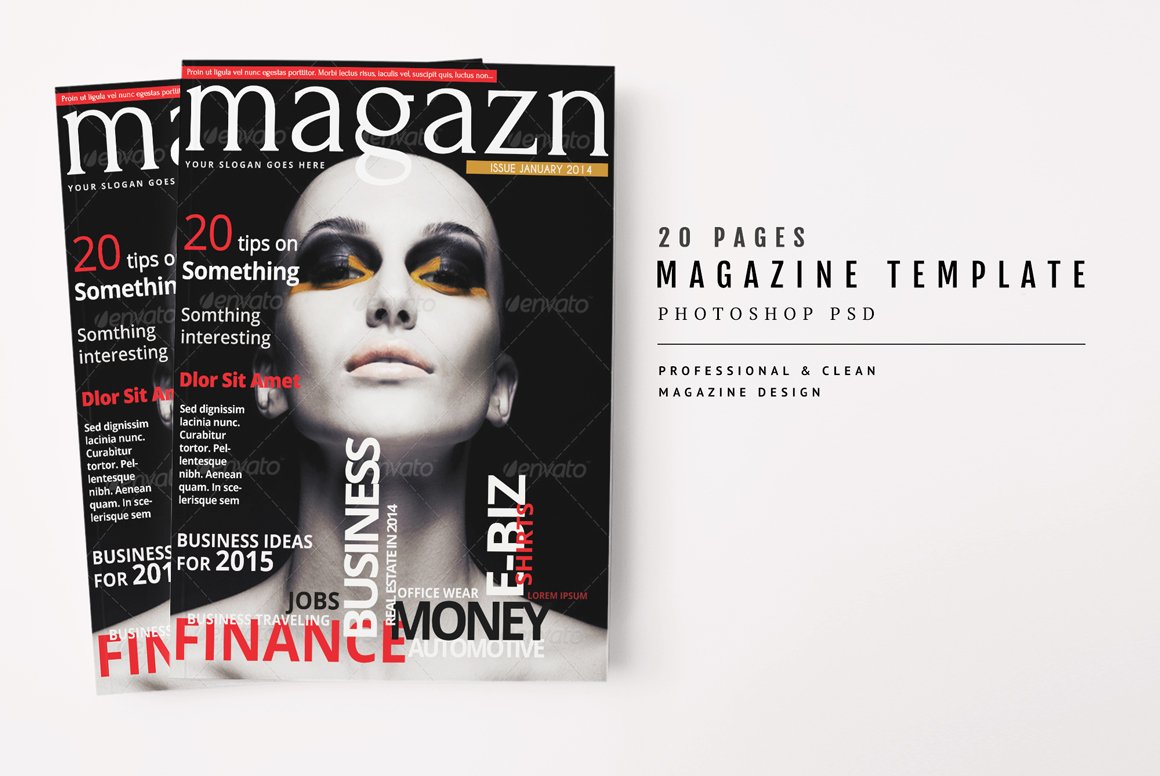 Magazine Template 25 cover image.