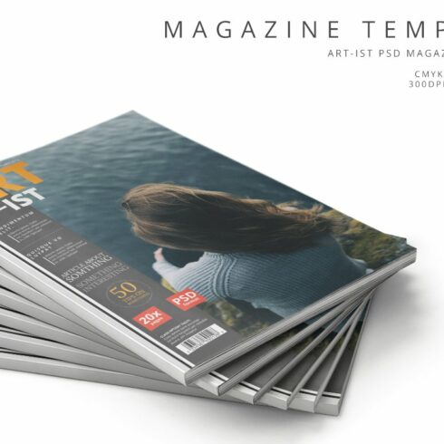 Art-ist Magazine Template Vol.11 cover image.