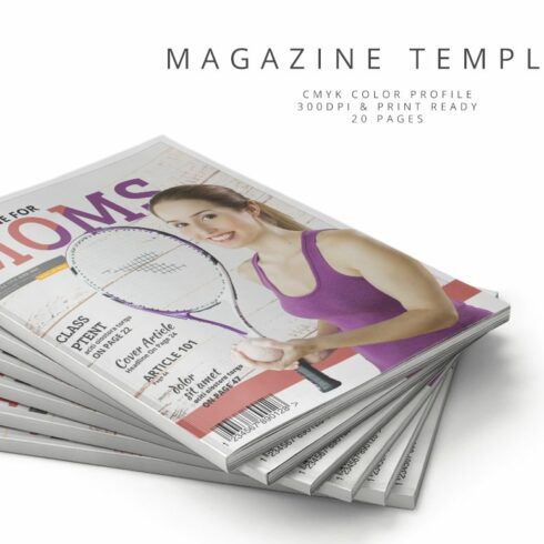 Magazine Template 63 cover image.