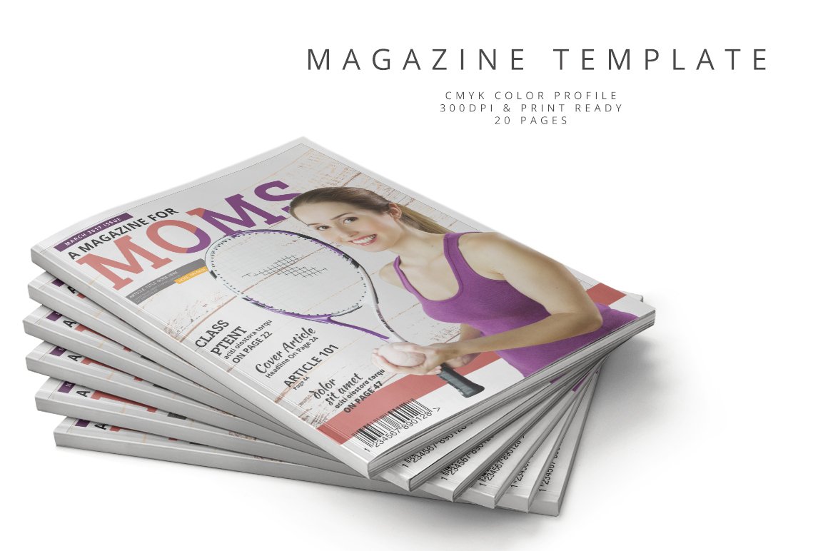 Magazine Template 63 cover image.