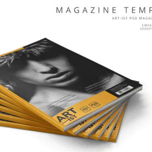 Art-ist Magazine Template Vol.9 cover image.