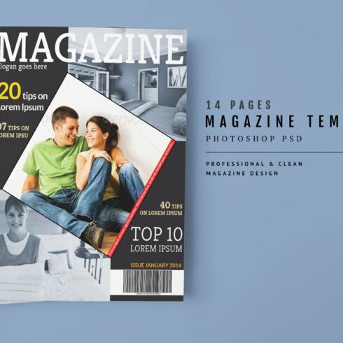 Magazine Template 32 cover image.
