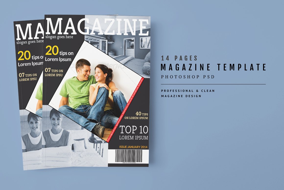 Magazine Template 32 cover image.