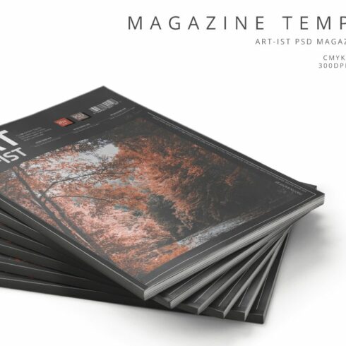 Art-ist Magazine Template Vol.13 cover image.