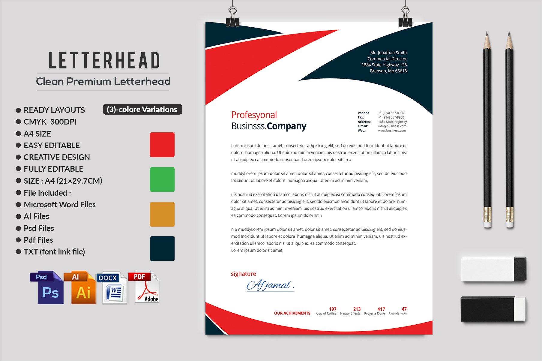 Letterhead cover image.