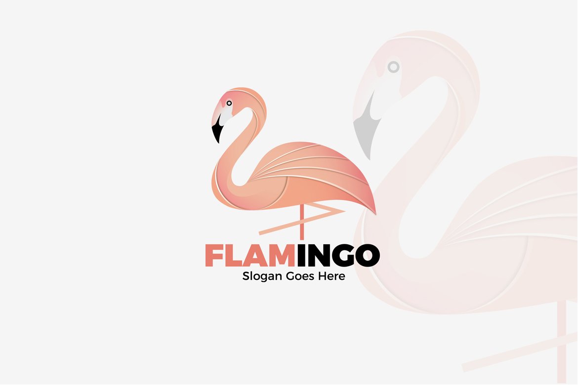 Flamingo Animal Logo cover image.