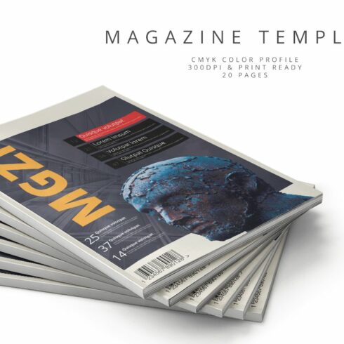 Magazine Template 60 cover image.