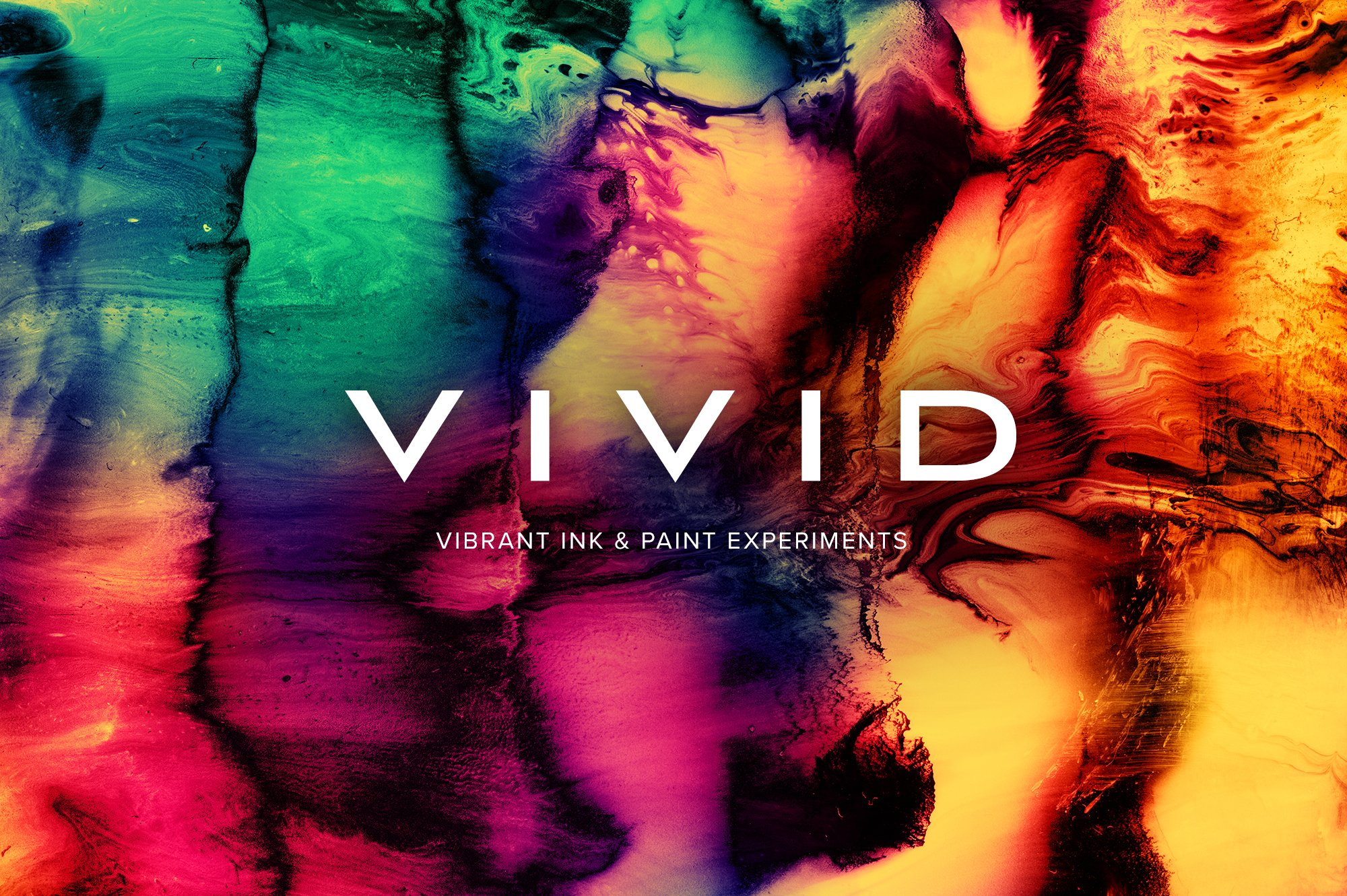 Vivid: Vibrant Ink & Paint Textures cover image.