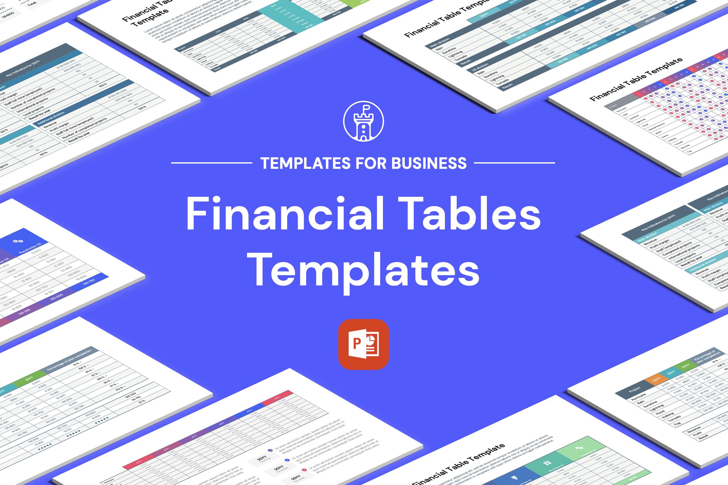 Financial Tables Templates for Power cover image.