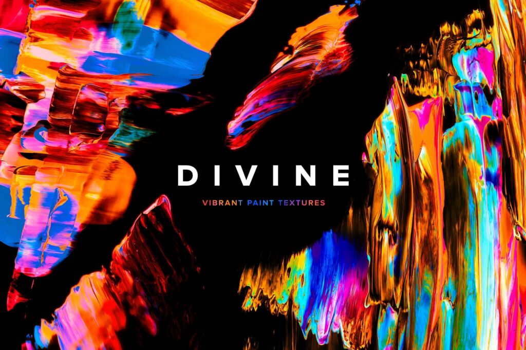 Divine: Vibrant Paint Textures – MasterBundles
