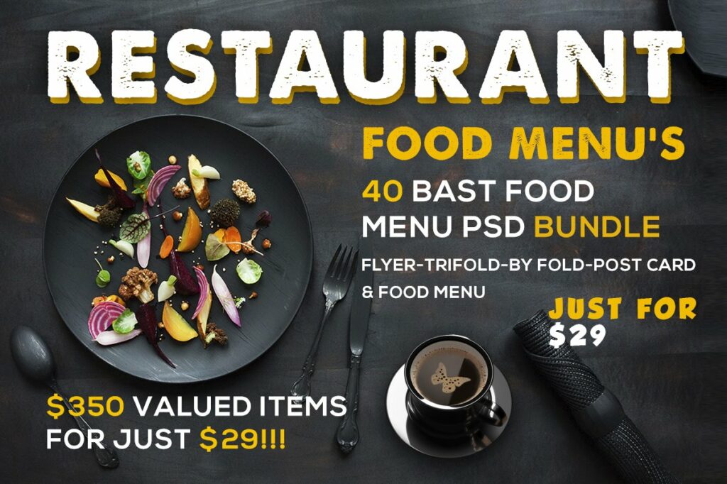 Food Menu Big Bundle – MasterBundles
