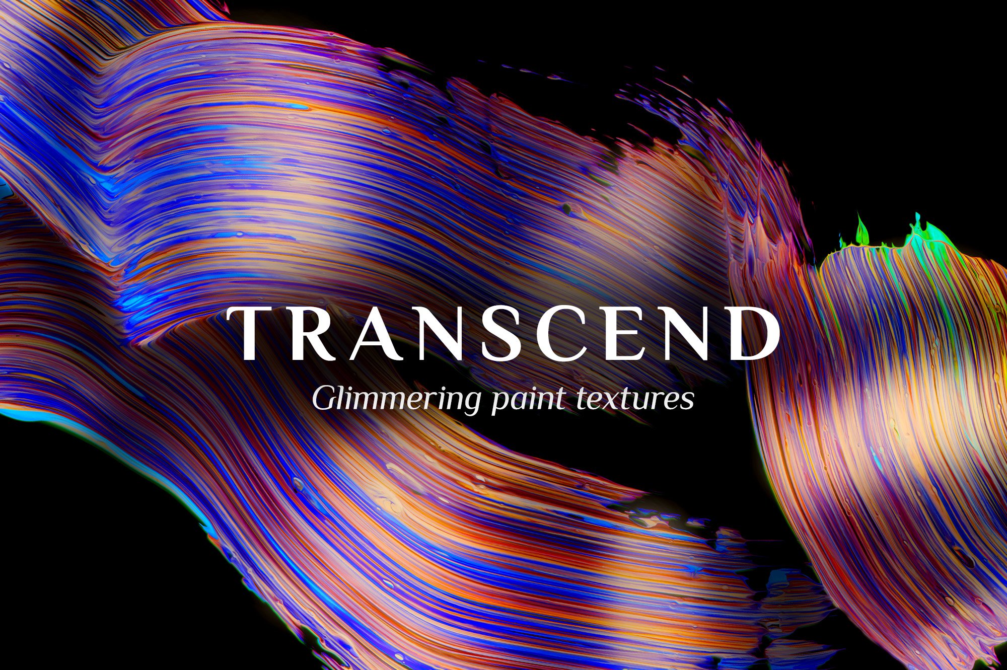 Transcend: Glimmering Paint Textures cover image.