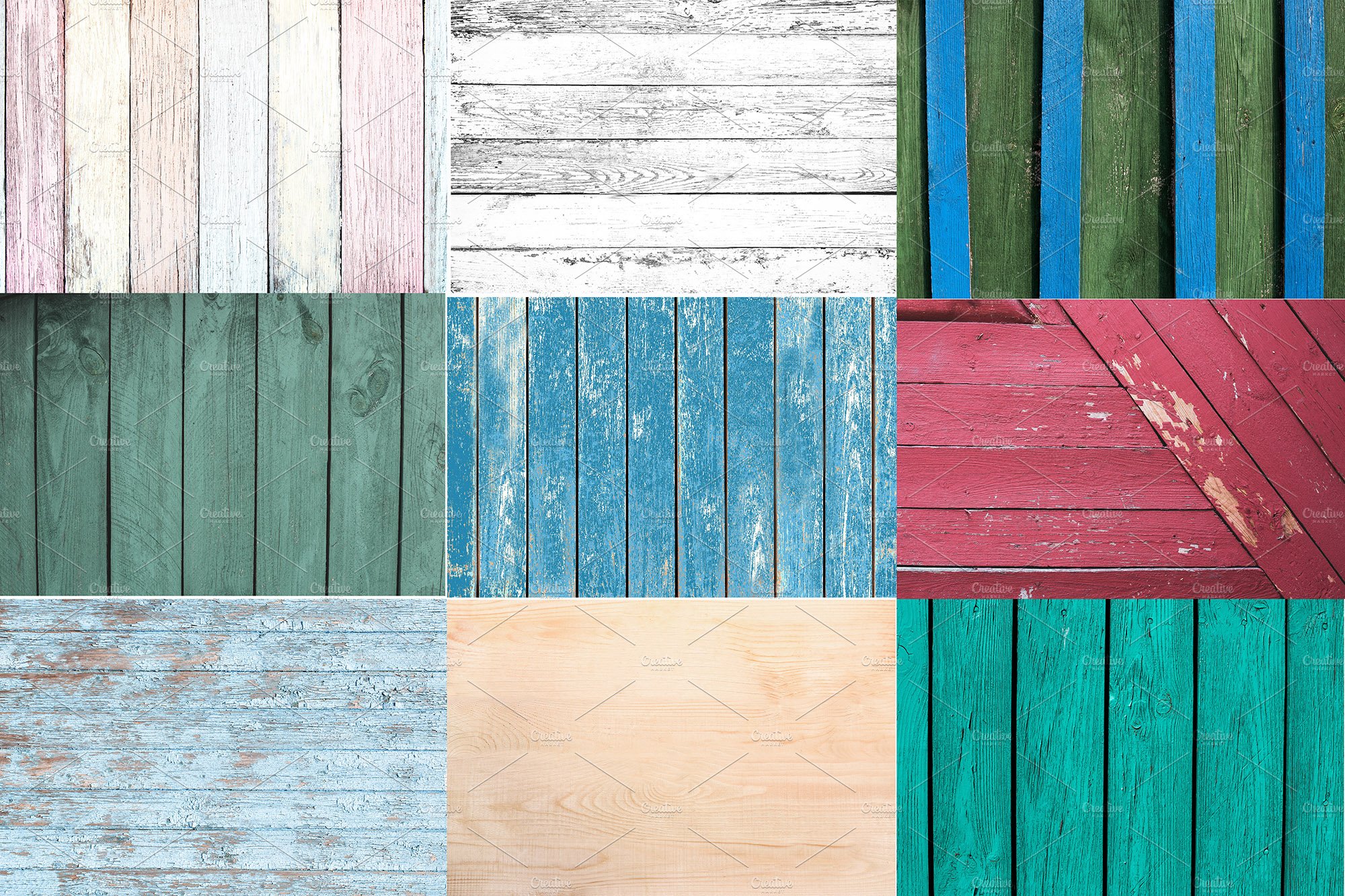 Rustic Wood Texture Backgrounds preview image.