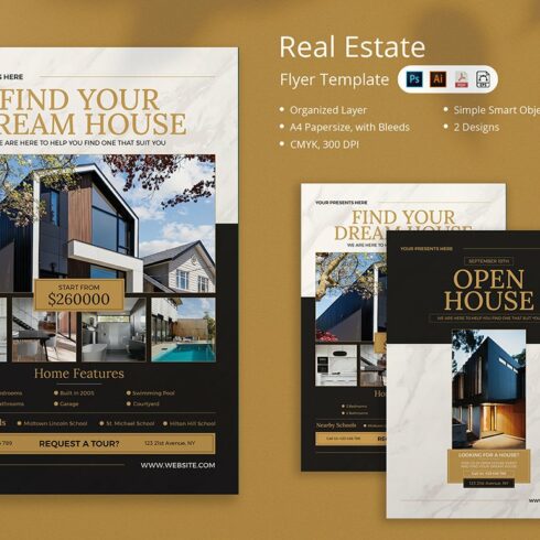 Fiza - Real Estate Flyer cover image.