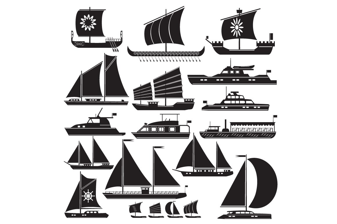Icons motor and sailing yachts cover image.