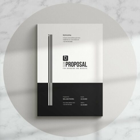Project Proposal Template cover image.
